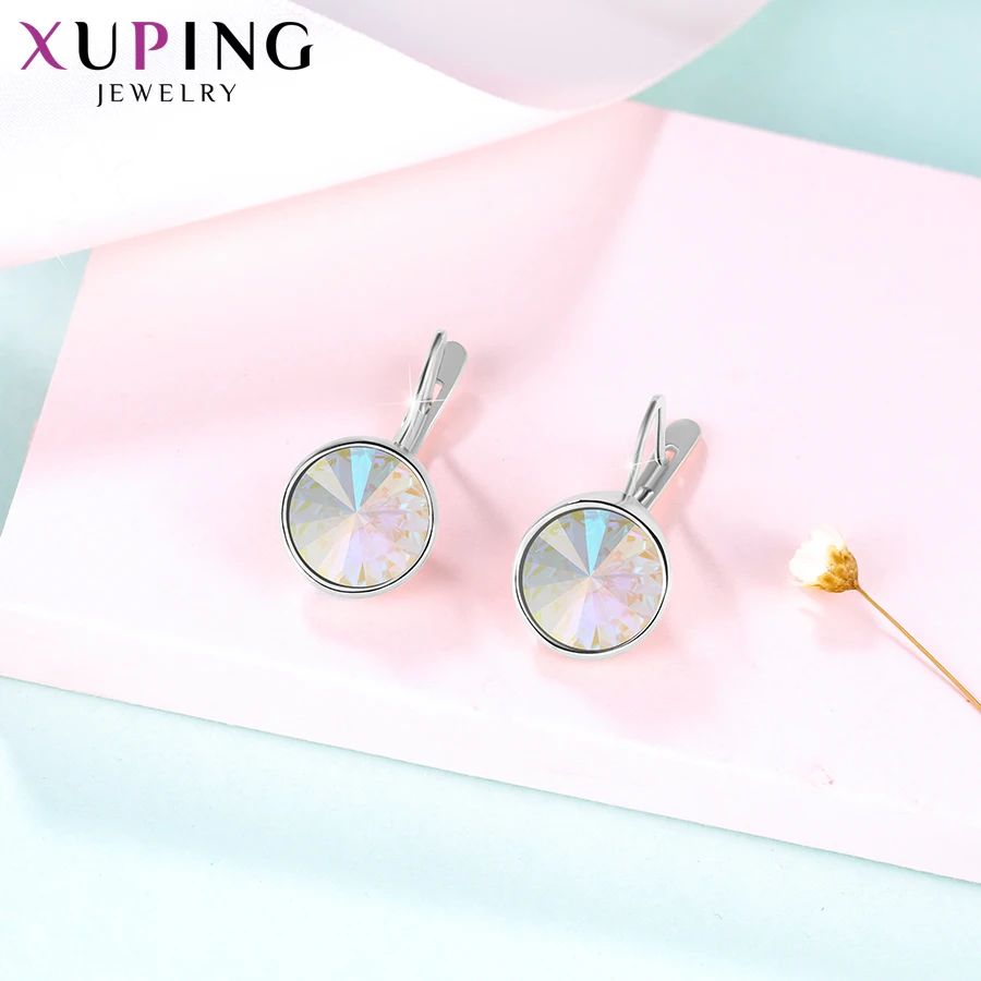 Xuping jóias aros brincos cristais de swarovski