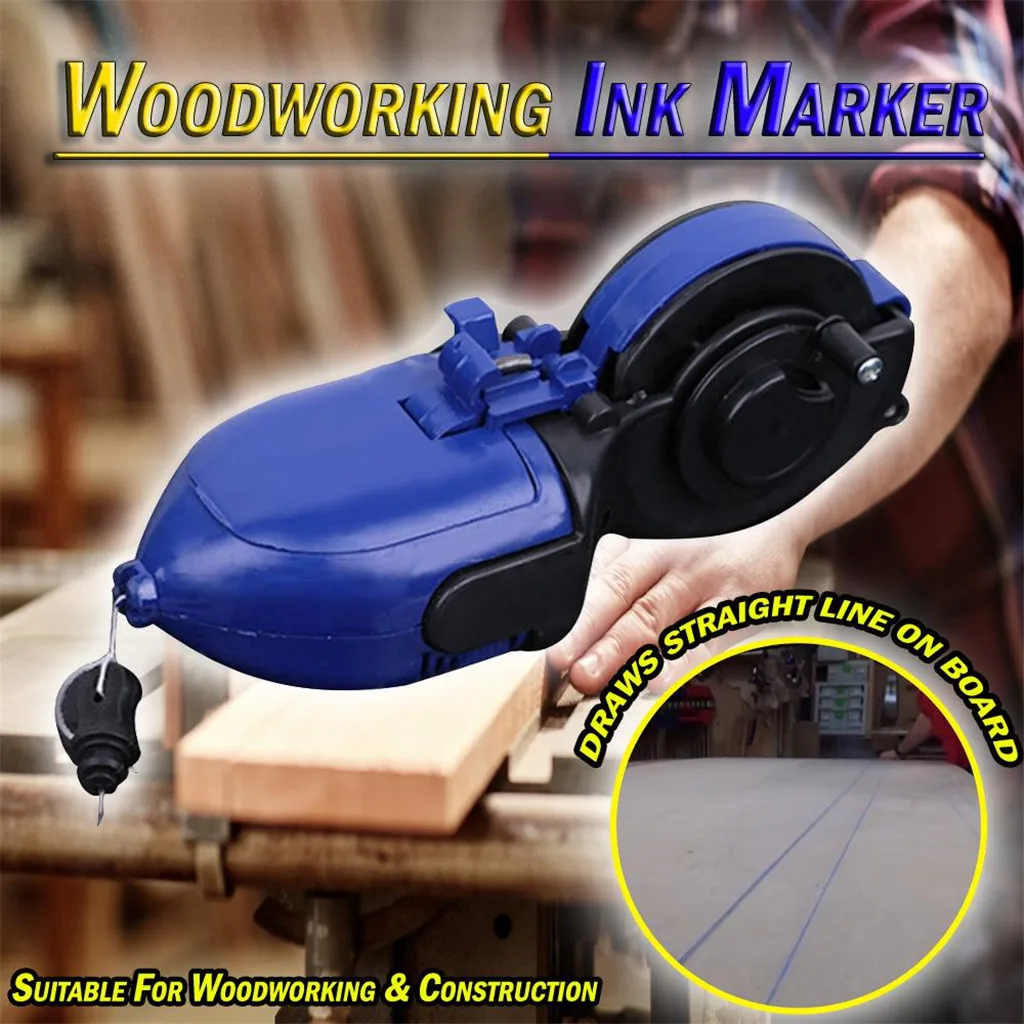 

Ink Fountain Plastic Carpenter Manual Ink Marker Scriber Ink Fountain Ink Duct Woodworking Tools Humanized handle#620y40