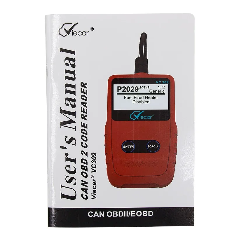 Viecar VC309 VC300 ELM 327 V1.5 OBD 2 Автомобильный диагностический инструмент OBD2 сканер Automotivo odb2 ELM327 V1.5 CY300 считыватель кодов