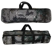 Shaddock рыболовная Портативный 2 Слои камуфляжные нейлоновые сумки для рыбалки сумки для удочек Сумка Чехол Рыболовные Снасти Для Рыбалки Сумка для хранения
