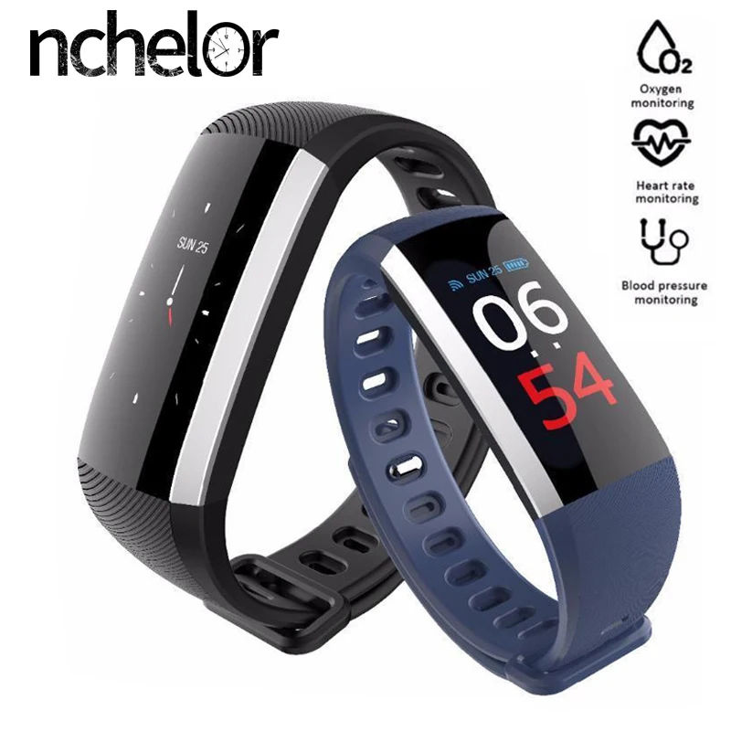 

Smart Fitness Bracelet Heart Rate Bluetooth Call Remind IP67 Waterproof Calorie Counter Pedometer Sleep Monitor for Android IOS