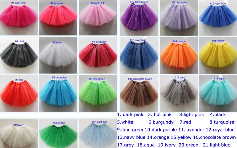 SSTT-1 21 colors for the colors charts