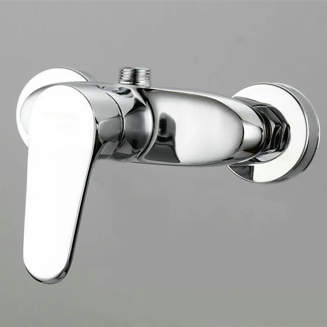 

Free shipping Top quality dual hole shower faucet but single handle brass bathroom shower mixer tap from china