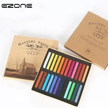 EZONE 12 24 36 48 Colors Painting Crayons Soft Pastel Art Drawing For Students Stationery Painting