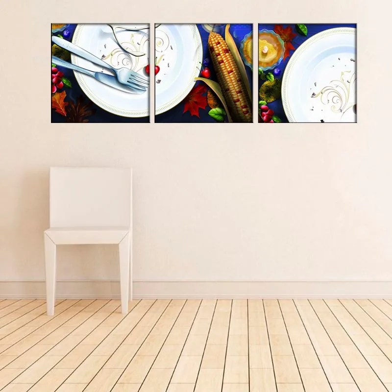 Utensils Realistic Still Life Canvas Printing4