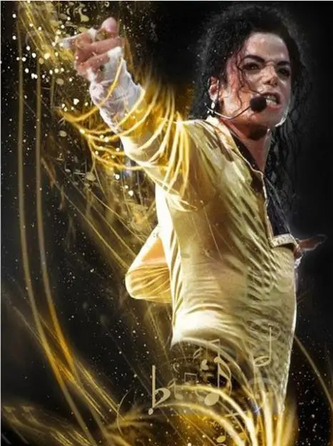

Full Square drill 5D DIY Diamond embroidery Michael Jackson Diamond Painting Cross Stitch Rhinestone Mosaic decoration