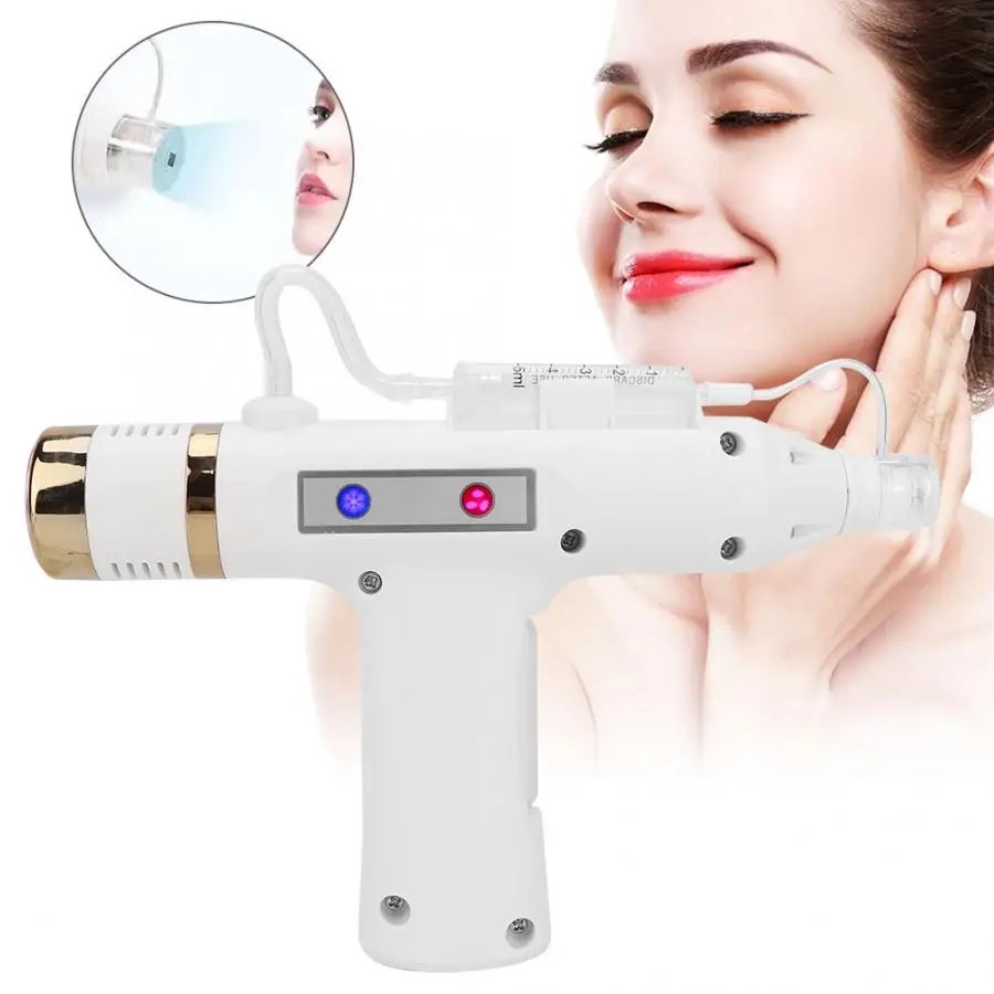 

Nano Crystal Injector RF Hydrating Face Skin Care Device Water Injection Gun Whitening Skin Reduce Blemish Beauty Machine