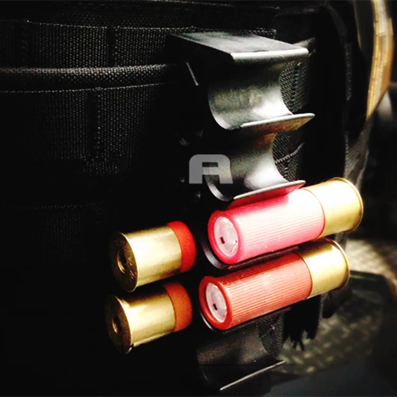 12 калибровочный держатель боеприпасов Shotshell 10 патронов с зажимами для ремня или