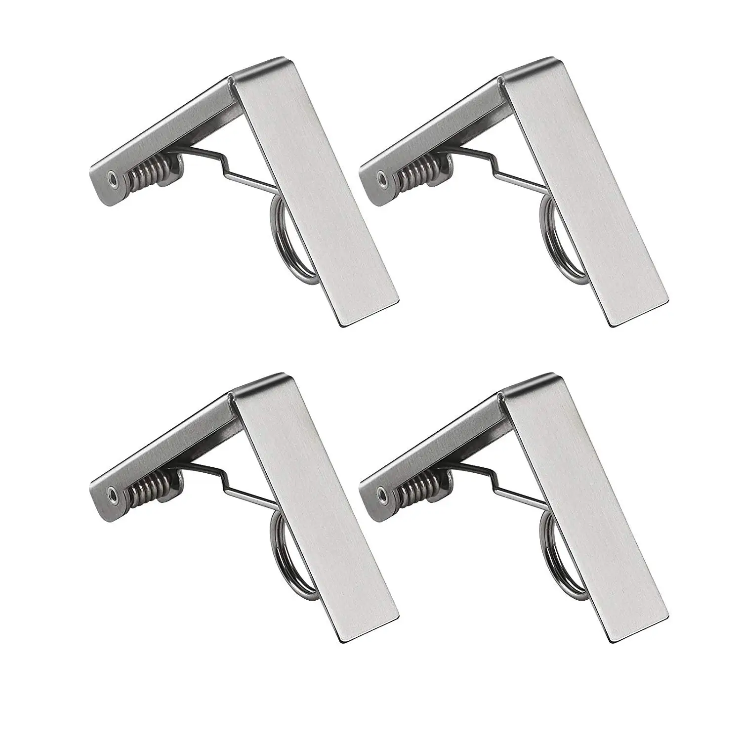

METABLE 4 Pcs Tablecloth Clips Picnic Table Cloth Holder Stainless Steel Table Cover Clamps for Home Kitchen Wedding Party