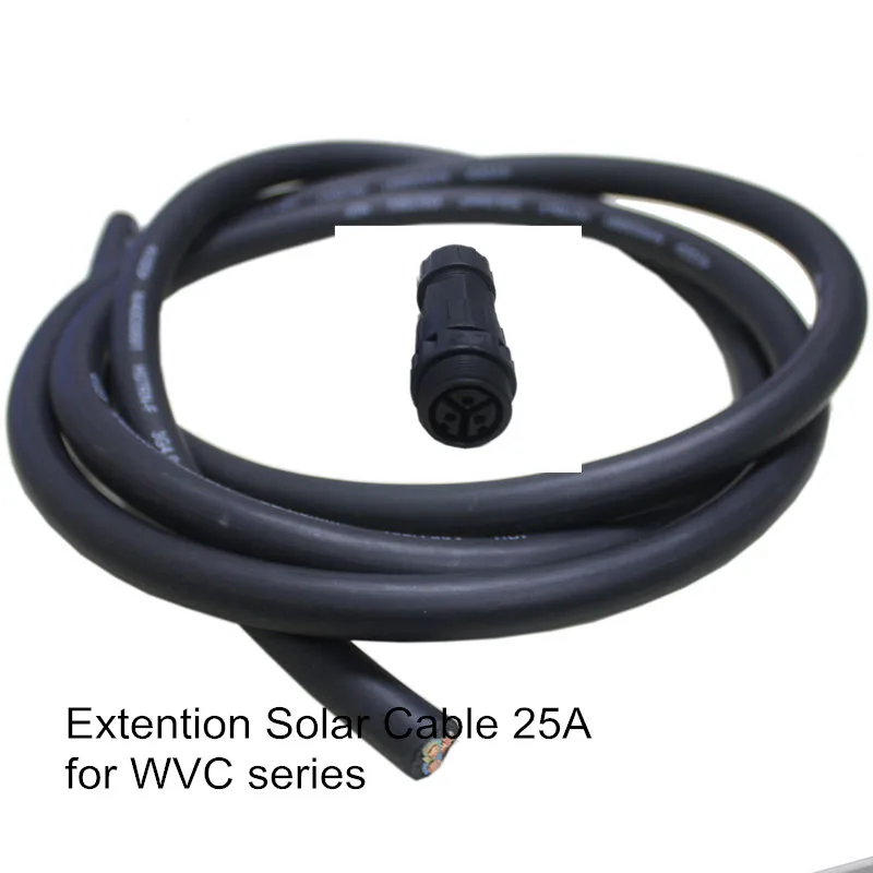 5M 25A 3x4 square millimeter Solar Power Cable with female connector to