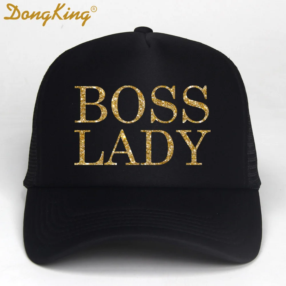 DongKing BOSS женская летняя крутая Кепка водителя грузовика популярная унисекс для