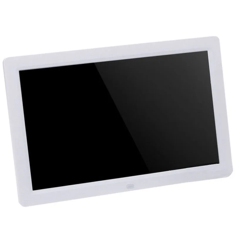 Топ предложения 12 &quotTFT LCD HD 1280*800 часы цифровая фоторамка MP3 MP4 цифровой плеер фильм