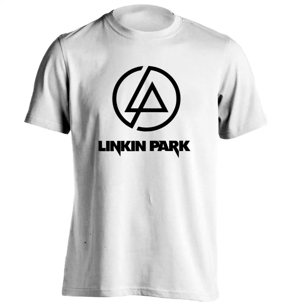 Linkin Park Logo Mens & Womens Rock T Shirt Retro T Shirt Custom T Shirtin TShirts from Men
