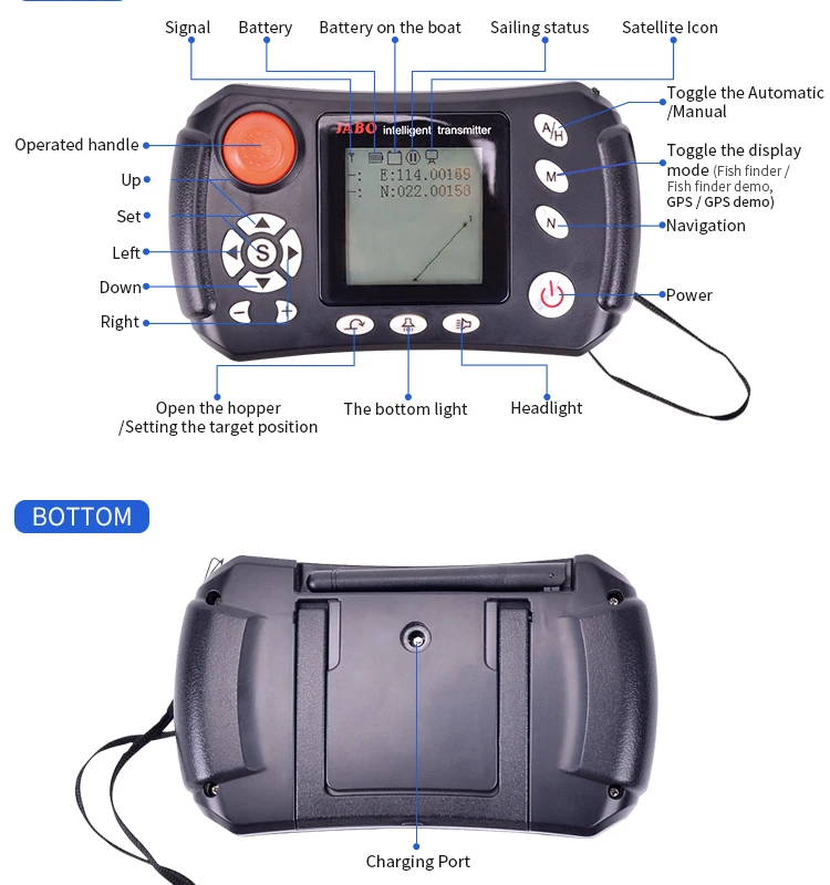 Jabo-2AG RC рыболовная приманка лодка с gps/Автопилот/Литье пульт дистанционного управления модель лодки для рыбалки