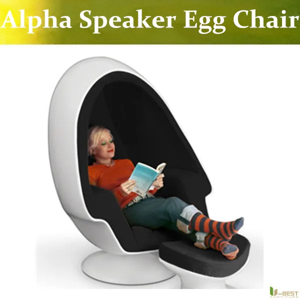 

U-BEST Lee west lounge chair mod pod stereo alpha egg chair with speaker