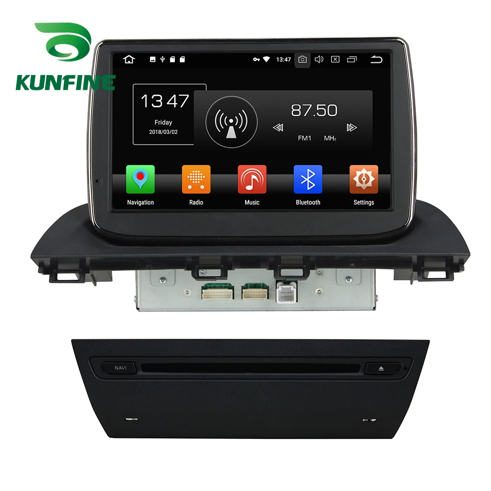 KUNFINE 4 ядра 2 ГБ оперативная память Android 8,1 автомобильный DVD gps навигации мультимедийный плеер стерео для Mazda 3 Axela 2014 Радио головного устройства