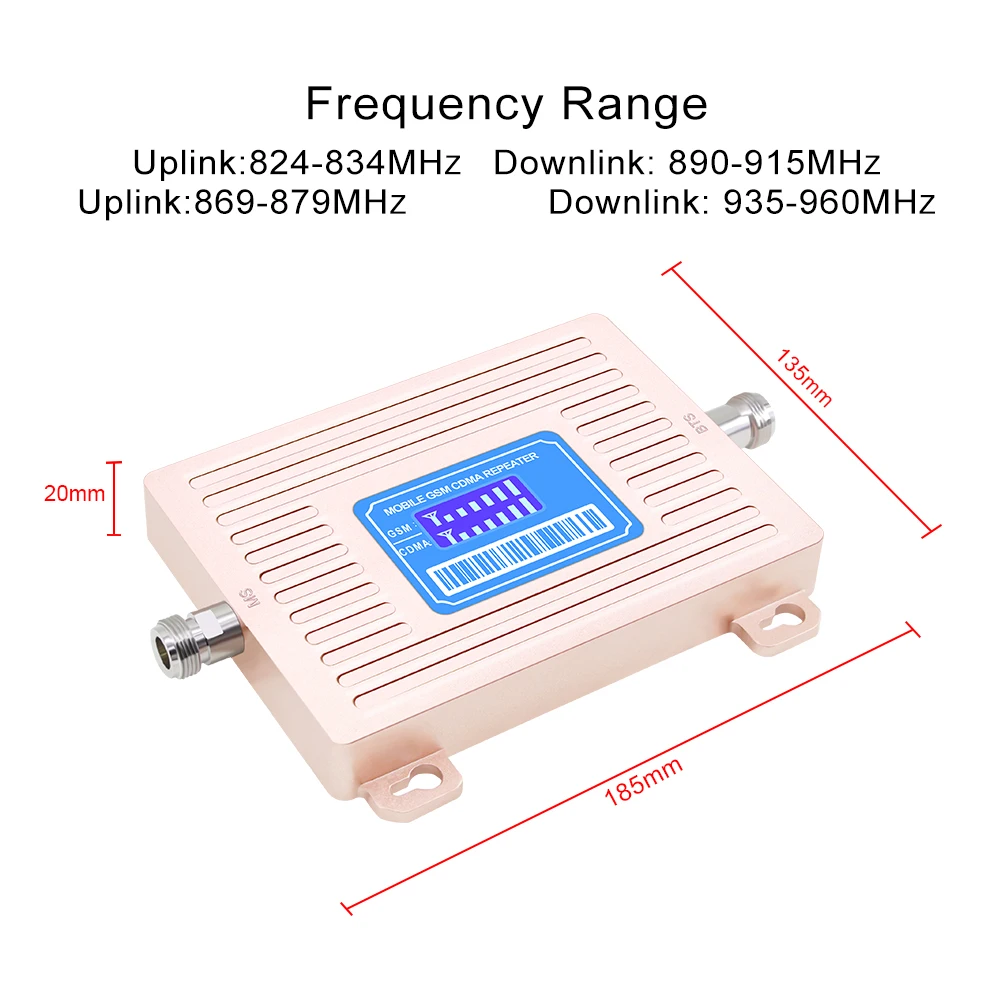 2018 Новое поступление GSM CDMA 850 900 МГц 2G 3G 4G двухдиапазонный усилитель сигнала