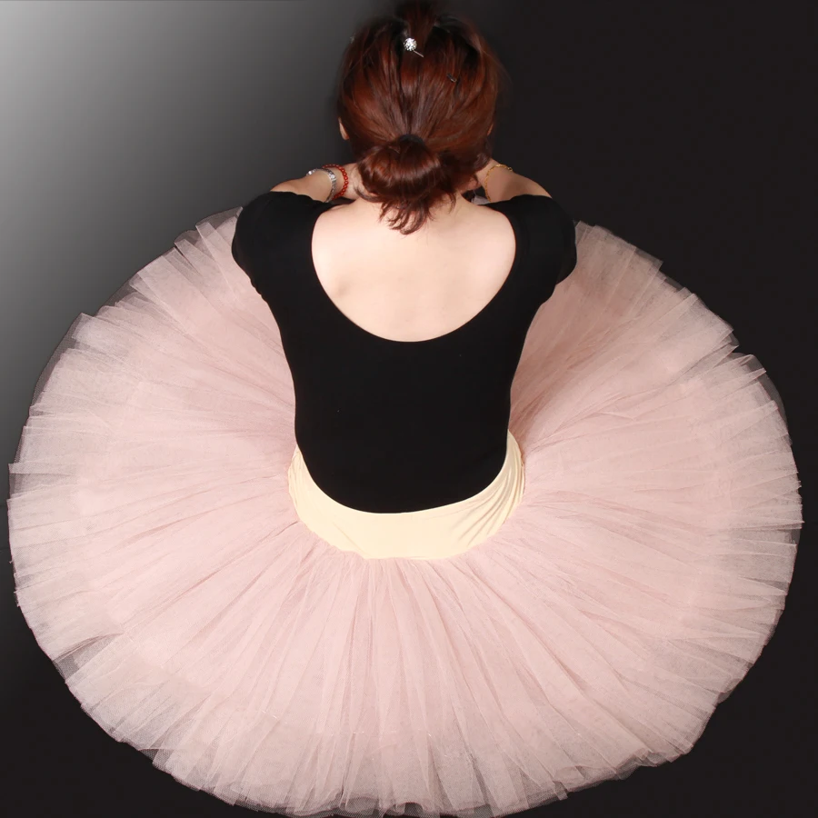 adult child professional platter half pink tutu black white ballet half
