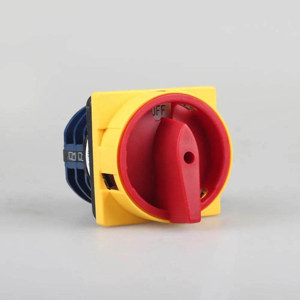 

Padlock Switch 32A Cam Switch Isolator switch OFF-ON 2 position 4 Poles 8 terminals (CE, TUV)