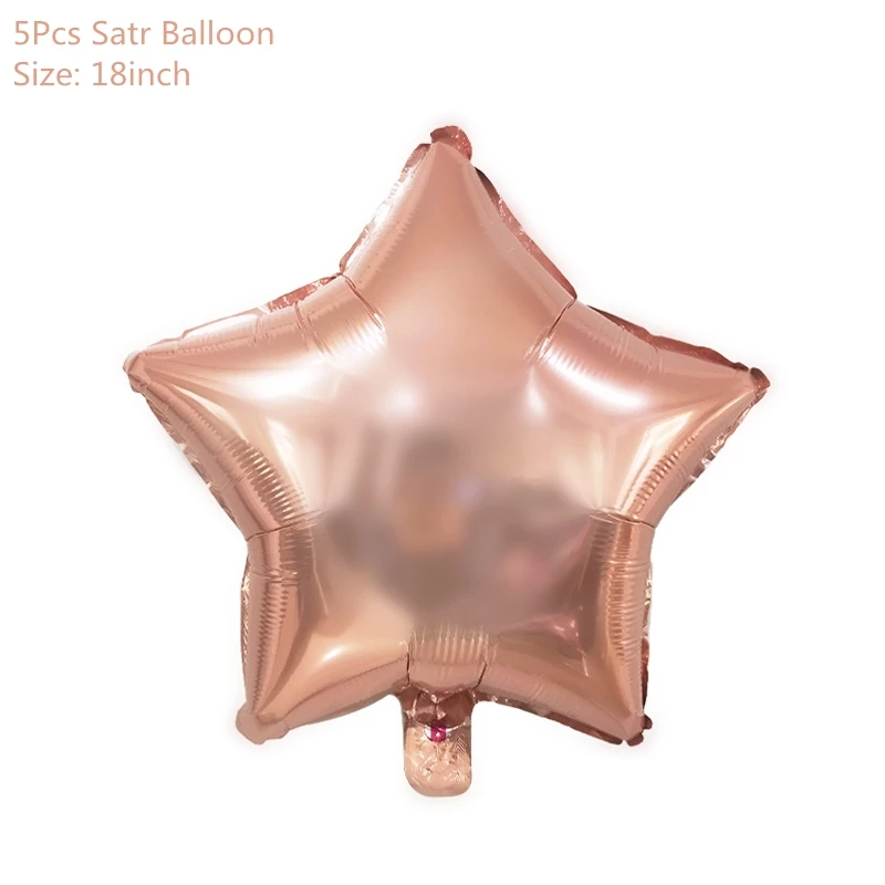 5pcs star balloon
