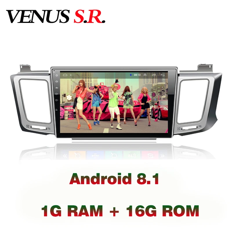 Cheap VenusSR Android 8.1 2.5D car dvd for Toyota Rav4 Radio 2014-2017 multimedia  Radio stereo gps navigation 2