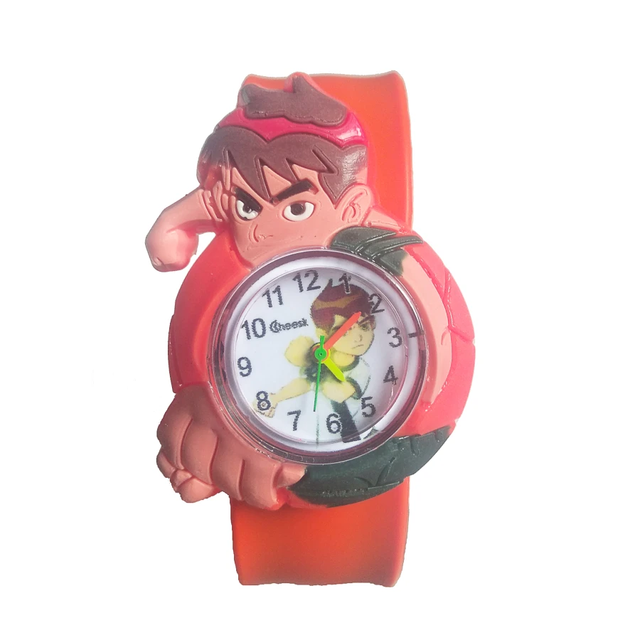 Ben 10 детские часы с рисунком из мультфиломов Модные кварцевые детские часы для мальчиков и девочек студенческие спортивные часы для