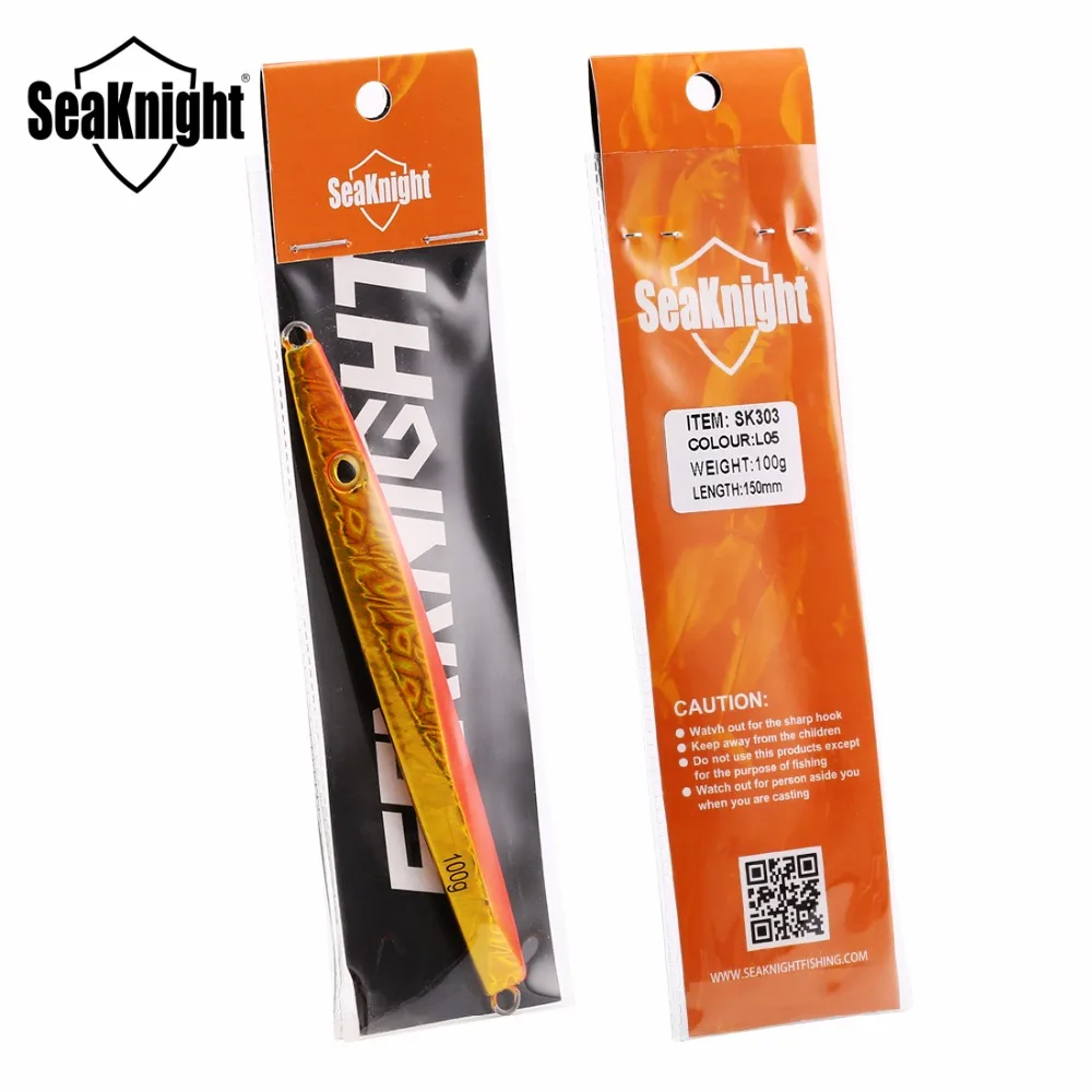 SeaKnight SK303 рыболовная приманка 1 шт. 150 мм 100 г металлическая для ловли рыбы в соленой