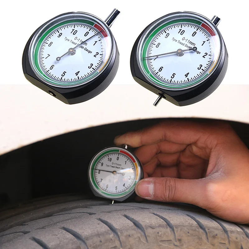 Car Tire Depth Gauge Truck Tire Pointer Monitoring Measurement Tool