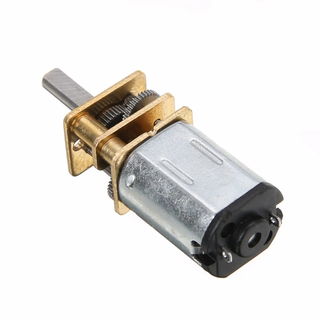 Mini Metal N20 3mm Shaft Diameter Gear Motor w/Gearwheel Model DC 6V 200RPM For DIY Electric