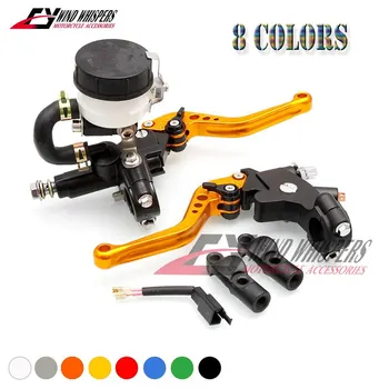 

Motorcycle 22mm 7/8'' CNC Adjustable Clutch Lever Hydraulic Brake Master Cylinder For Honda Yamaha Kawasaki Suzuki Racing Street