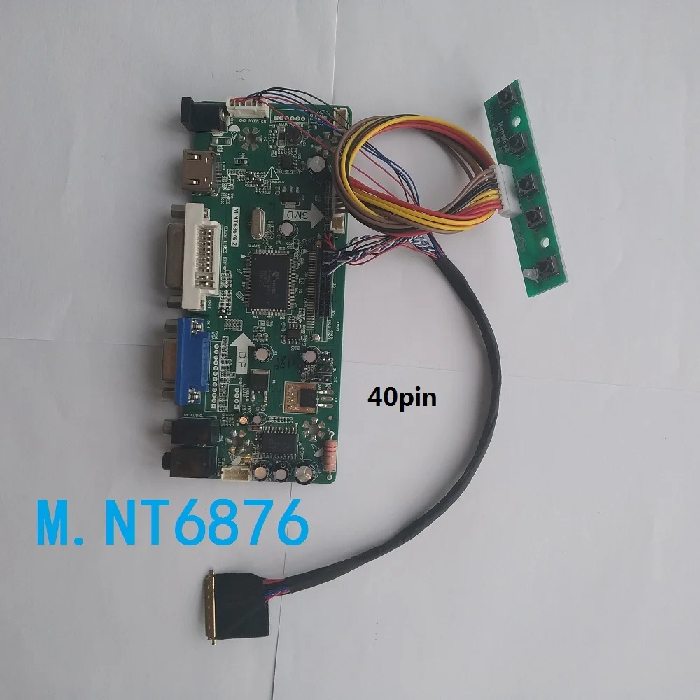 Дисплей драйвер платы контроллера экран для LP156WF4-SLB1 1920 × 1080 ЖК-панель M. NT68676 светодиодный DIY VGA Аудио 40pin HDMI DVI
