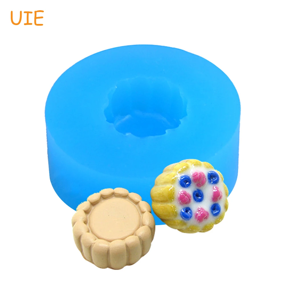 GYL122U французский Charlotte Macaron Tart (15 мм) силиконовая форма гибкая форма-миниатюрная
