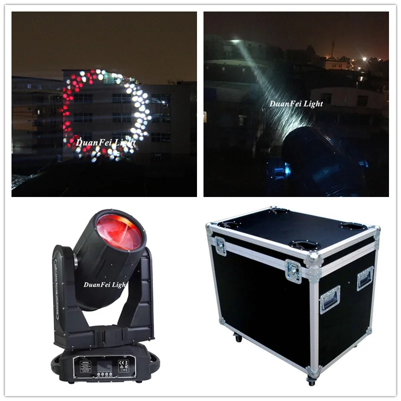4 шт.+ 2 Flightcase) ЛУЧ 350 Вт 17R наружный движущийся головной Луч ip65 17R луч 350 Вт