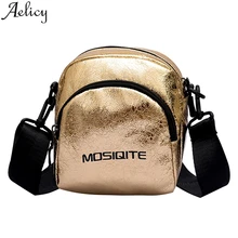 Aelicy, Женская мода, кожаная сумка через плечо, сумка-мессенджер, женская сумка для мобильного телефона, кошелек, клатч, кошелек