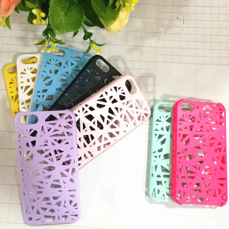 Case For IPhone 5 5S SE New 3D Building Hollow Out Role Bird Nest