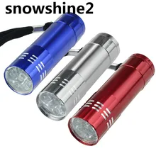 snowshine2 3522 Nine Small Light font b LED b font Waterproof font b Flashlight b font