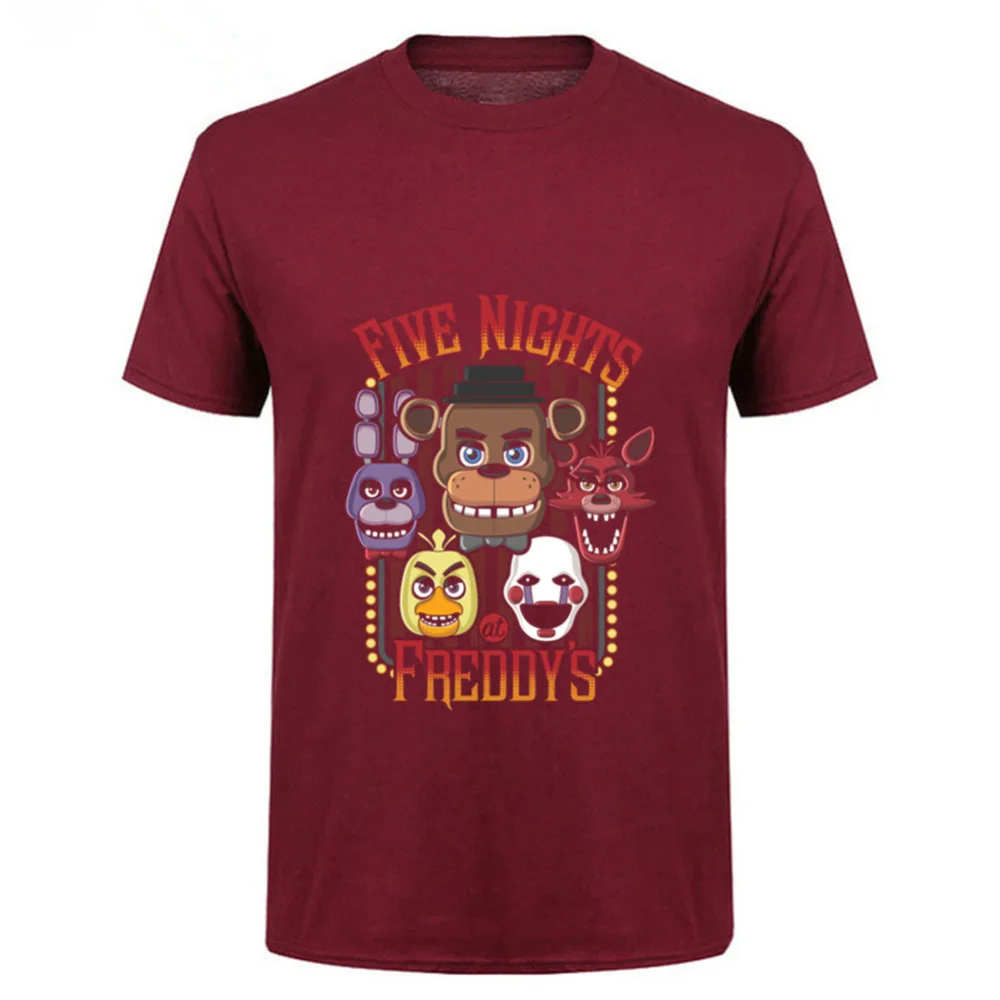 Funny Design spiderman Men clothing Five Nights At Freddys FNaF Boys t shirt cartoon fireman ROBLOX STARDUST boys T-shirt