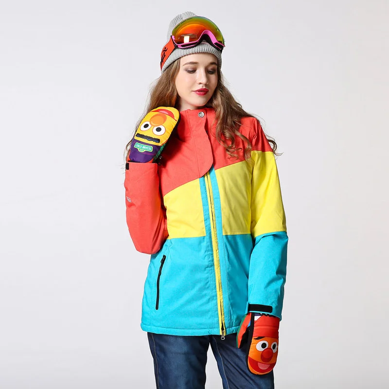 SAENSHING, лыжная куртка, Женская куртка для сноуборда, водонепроницаемая, зимняя куртка, лыжная спортивная одежда, дышащая, супер теплая, зимний, лыжный костюм, пальто