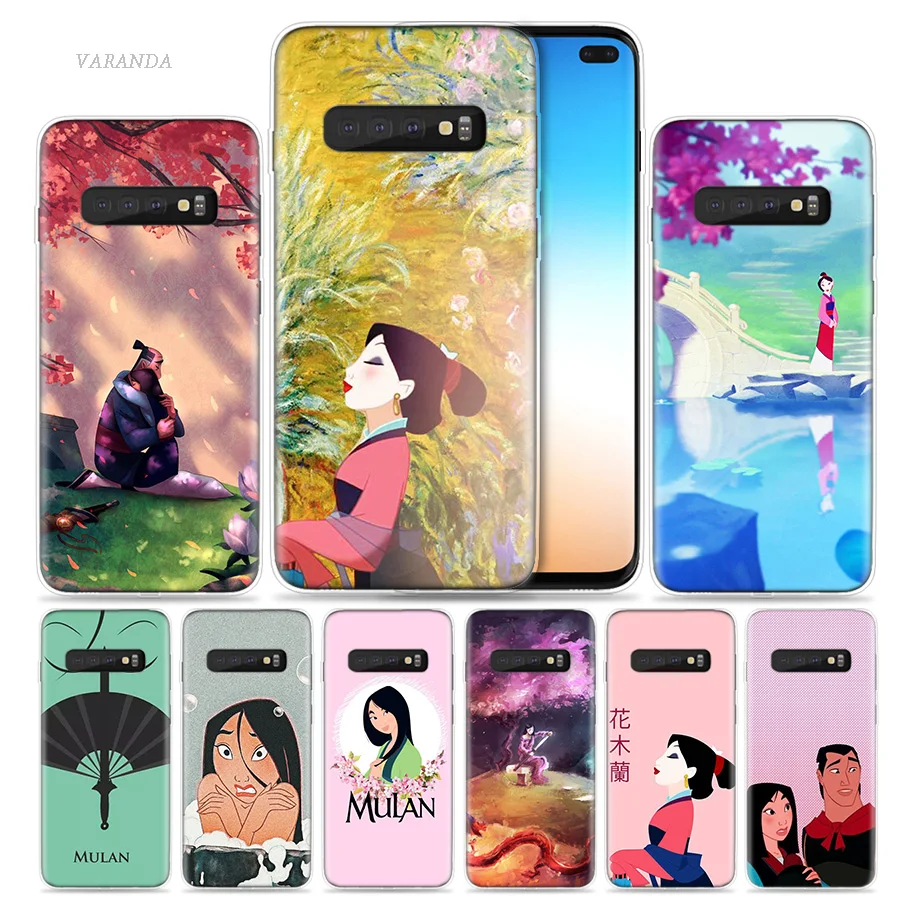 

Mulan Anime Case for Samsung Galaxy S8 S9 S10 5G S10e S7 Note 8 9 J4 J6 Plus J5 J8 2018 J3 Silicone Fundas Capa Phone Bags Cover