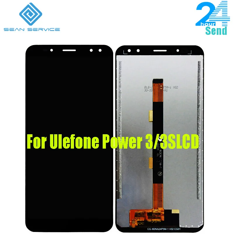 Скидка Для оригинального Ulefone power 3 ЖК дисплей + кодирующий преобразователь сенсорного экрана в сборе запасные части 2160*1080P для Ulefone power 3S 6,0