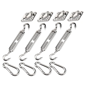 

Awning Attachment Set Heavy Duty Sun Shade Sail Installation Stainless Steel Hardware Kit For And Square Rectangle Sun Sail Fi