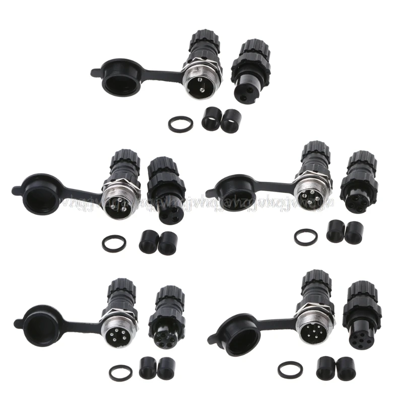 

GX16 Waterproof Aviation Connector Plug Socket Sensor Encoder 2/3/4/5/6 Pin New JUL10 dropship