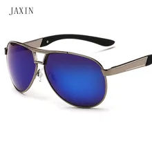 JAXIN, Модные поляризованные солнцезащитные очки с окантовкой, мужские трендовые солнцезащитные очки, уличные очки для путешествия, UV400, okulary gafas