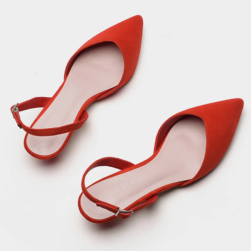 

pointed toe v open gladiator sandals women back strap small heels wedding shoes quality suede leather cutout sandalias