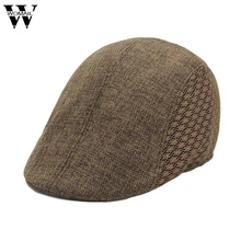 Потрясающий Повседневный Модный летний мужской берет кепка газетчика от солнца, 5 цветов