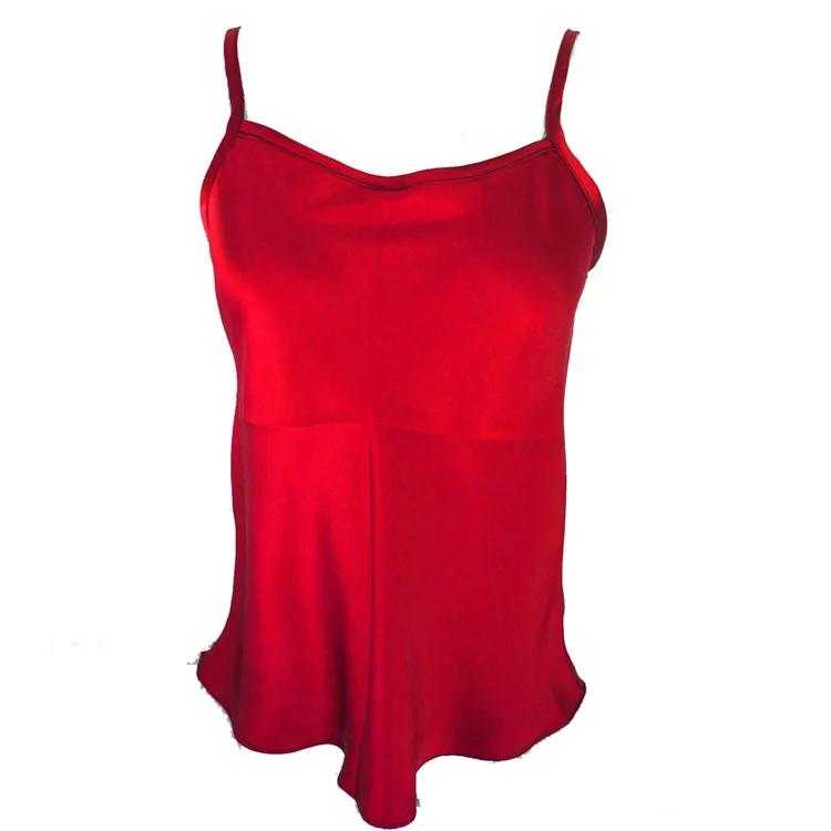 [Defect]100% Silk Satin Camisole Pure Natural Silk China Silk Factory Direct Women Tops Free Shipping Shinny Silk