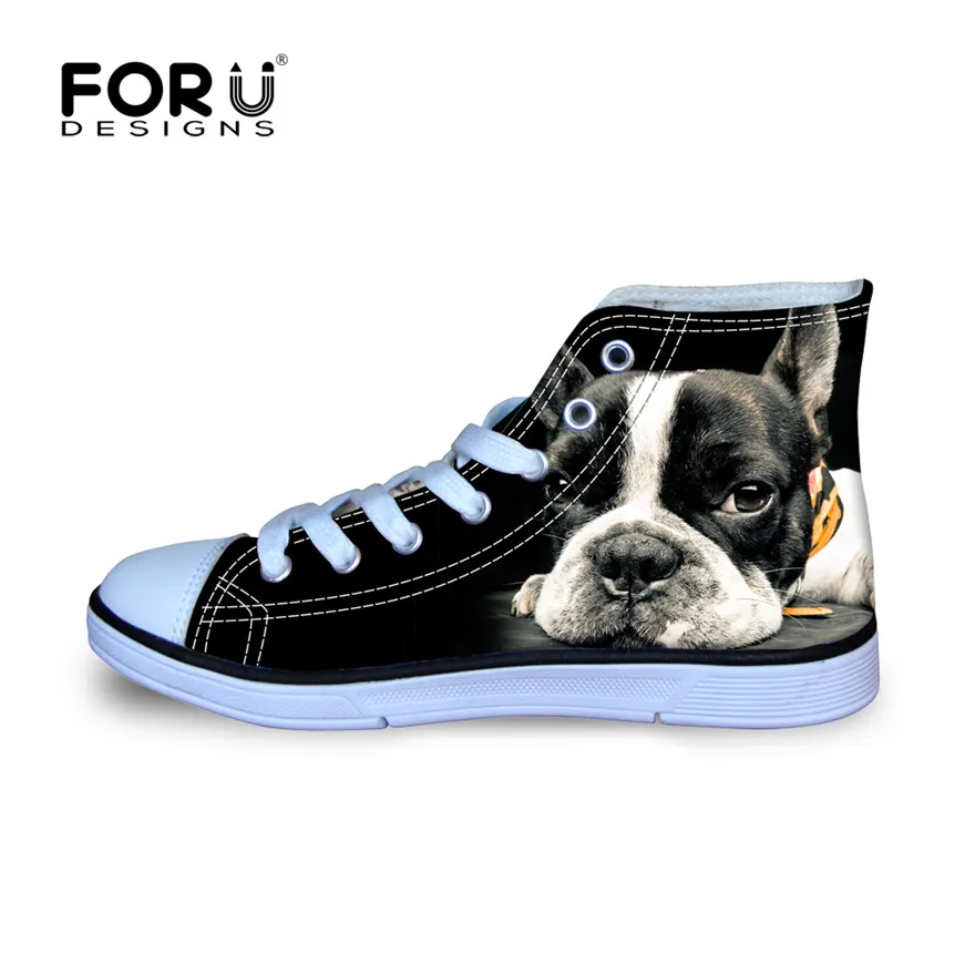 FORUDESIGNS модная мужская Вулканизированная обувь 3D Животные волк высокие ботинки