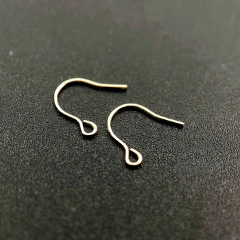 

10x11MM Gold Filled Color Not Tarnished 0.71MM 21Gauge Wire Beading Earrings Hook DIY Earrings Supplies Findings 1705059