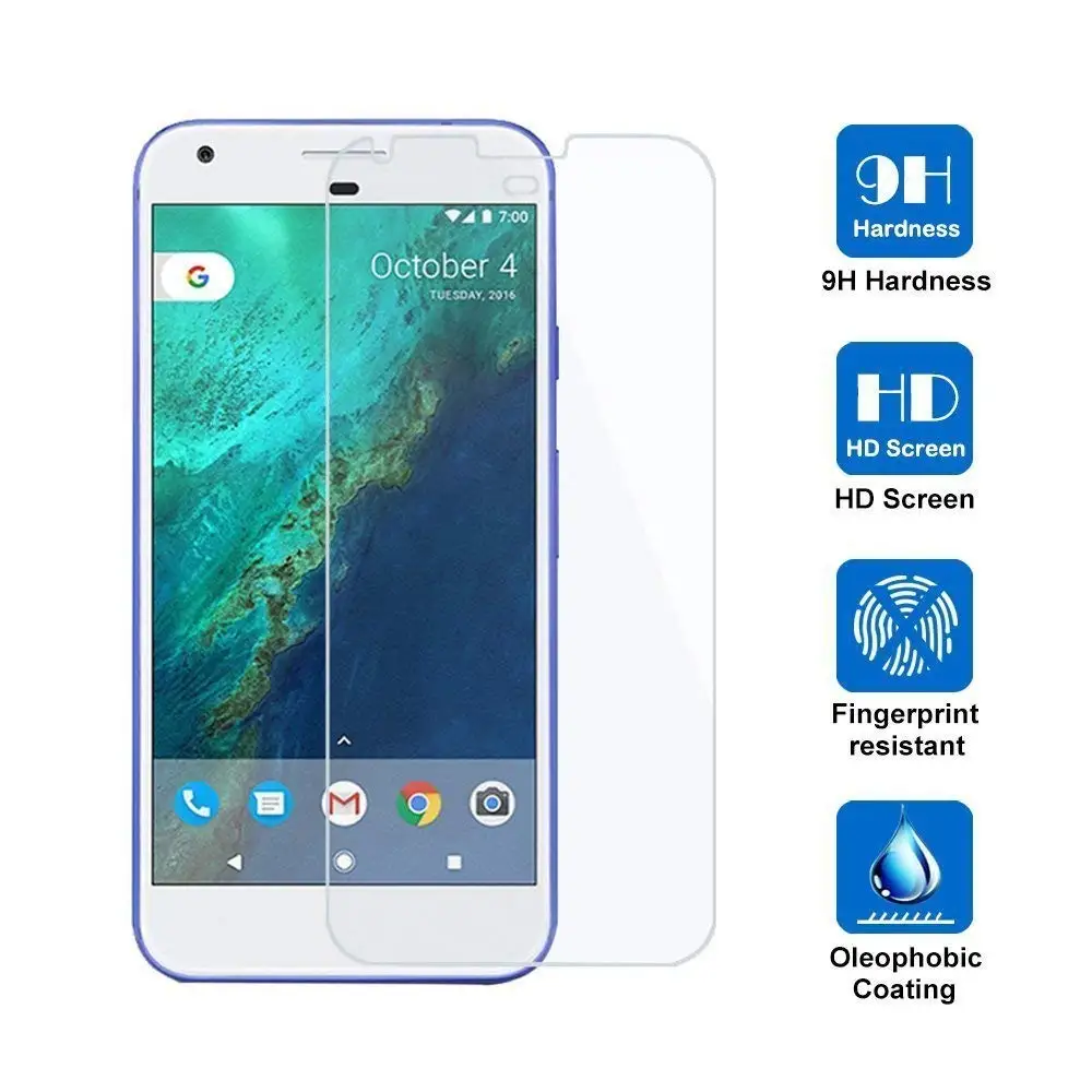 PORTEFEUILLE New 9H Hardness Premium Tempered Glass For Google Pixel Pixel 2 XL Ultra Clear Screen Protector For Google 6p nexus (12)