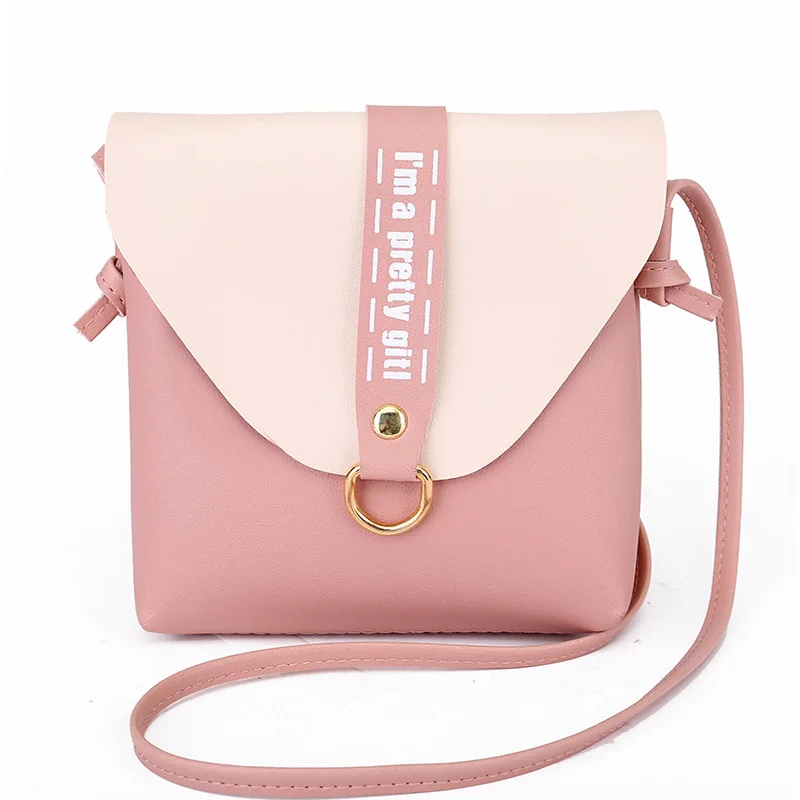 أزياء المرأة ساحة رفرف حقيبة البسيطة رسول Crossbody حقائب الكتف PU حقائب يد جلدية عارضة مصغرة صغيرة المحمول يد بولسا